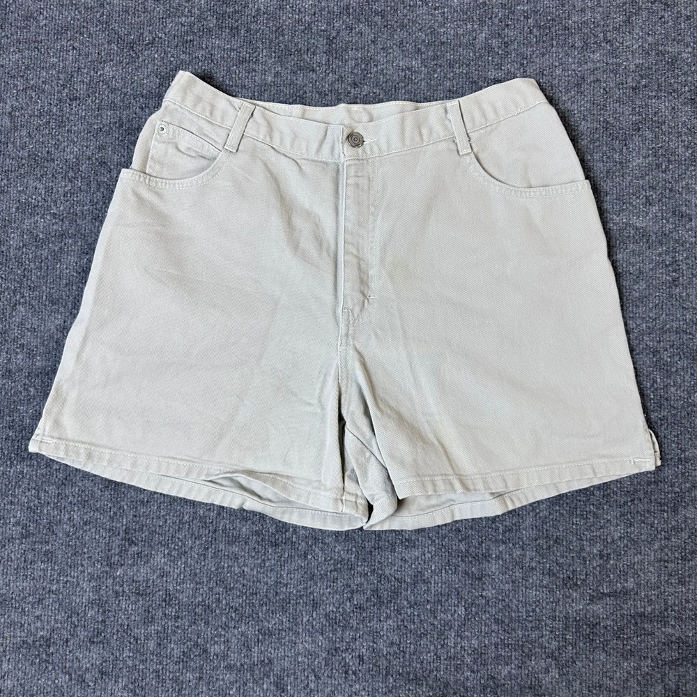 Gitano Shorts Womens Size 26 Beige Denim High Waisted Cotton Casual Vintage 5"